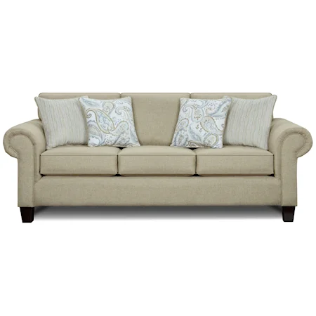 Sofa with Rolled Arms